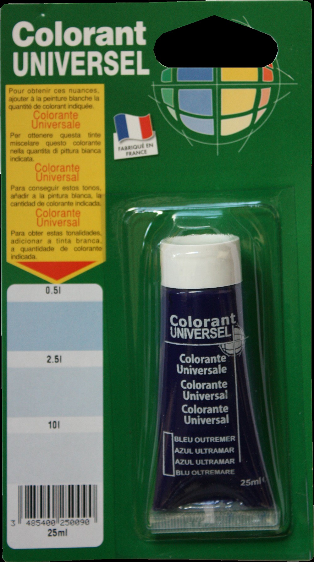 Colorant universel pour peinture bleu outremer 25ml